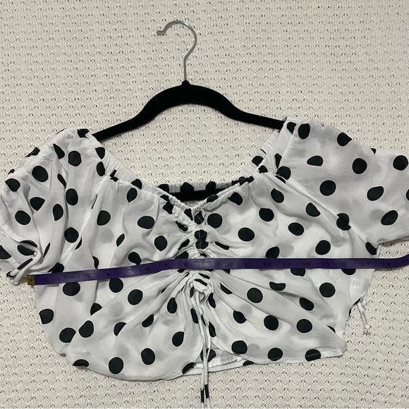 Urban outfitters Bianca retro off the shoulder crop top - Picture 7 of 7